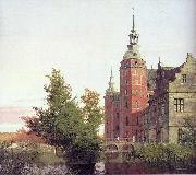 Christen Kobke Frederiksborg Castle seen from the Northwest oil painting artist